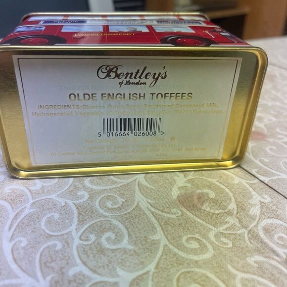 Vintage Bentley's Red Double-Decker Bus Tin - Picture 4 of 4